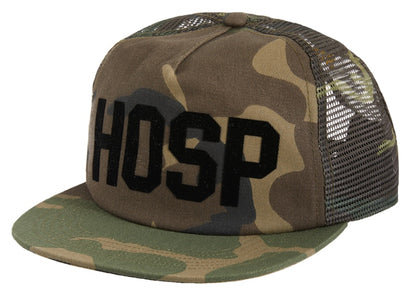 Supreme HOSP Mesh Back 5-Panel Woodland Camo