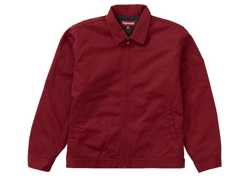 Supreme H.R. Giger Embroidered Work Jacket Red