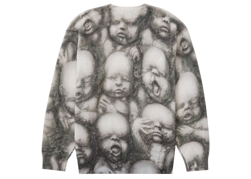 Supreme H.R. Giger Sweater Multicolor