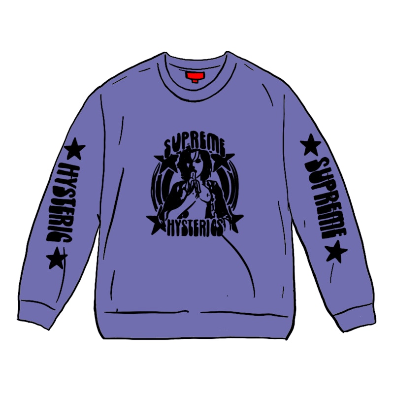 Supreme HYSTERIC GLAMOUR L/S Tee Light Purple