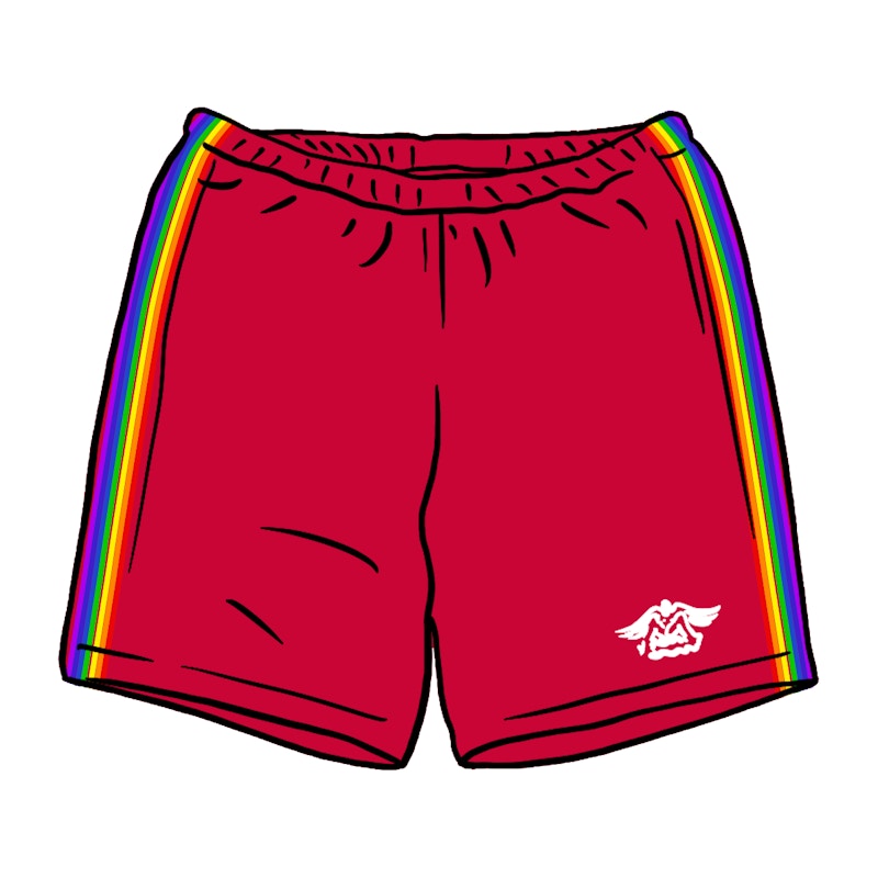 Supreme HYSTERIC GLAMOUR Velour Short Dusty Red