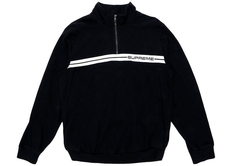 Supreme Half Zip Warm Up Black