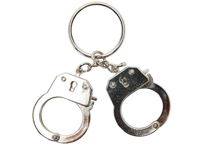 Supreme Handcuffs Keychain Silver