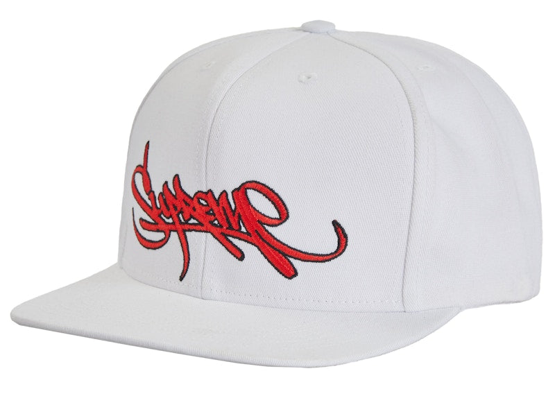 Supreme Handstyle 6-Panel White