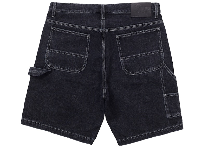 Supreme Handstyle Denim Painter Short Black
