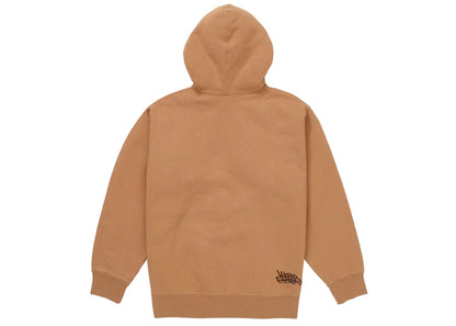Supreme Handstyle Hooded Sweatshirt Brown
