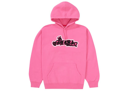Supreme Handstyle Hooded Sweatshirt Magenta