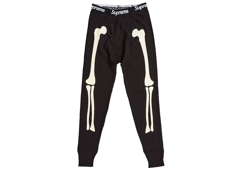 Supreme Hanes Bones Thermal Pant FW25 (1 Pack) Black