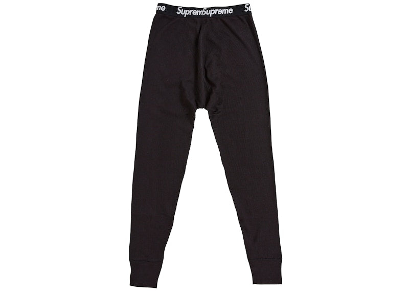 Supreme Hanes Bones Thermal Pant FW25 (1 Pack) Black