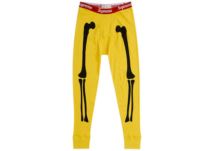 Supreme Hanes Bones Thermal Pant FW25 (1 Pack) Yellow