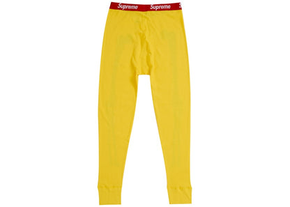 Supreme Hanes Bones Thermal Pant FW25 (1 Pack) Yellow