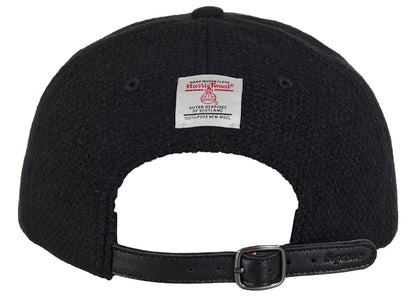 Supreme Harris Tweed 6-Panel Hat (FW25) Black