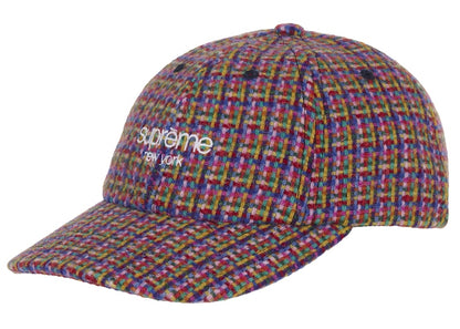 Supreme Harris Tweed 6-Panel Hat (FW25) Red