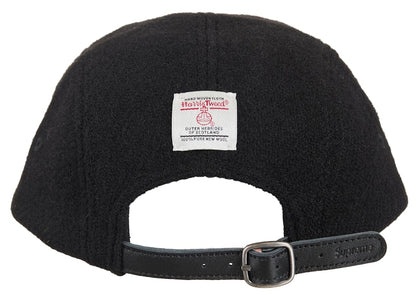 Supreme Harris Tweed Camp Cap Black