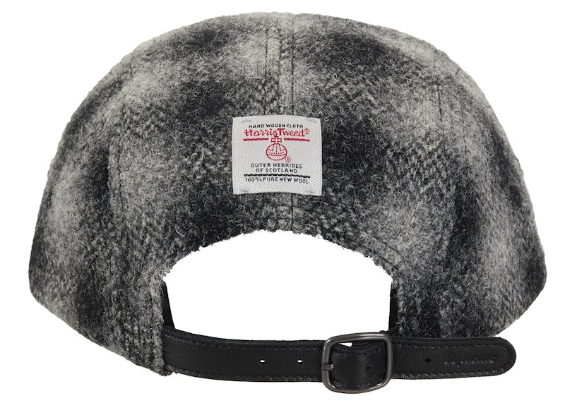 Supreme Harris Tweed Camp Cap (FW25) Black