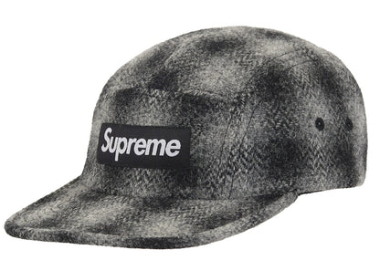 Supreme Harris Tweed Camp Cap (FW25) Black