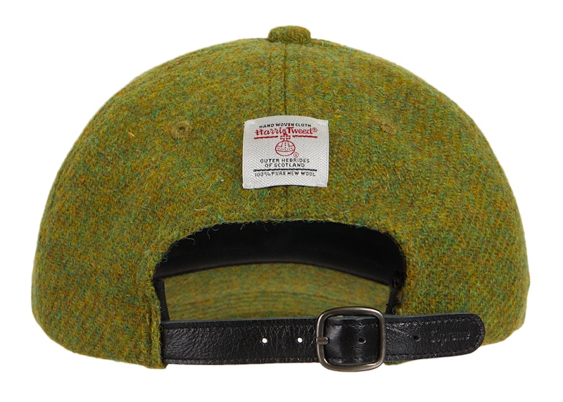 Supreme Harris Tweed Classic Logo 6-Panel Olive