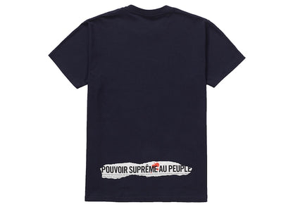 Supreme Headline Tee Navy