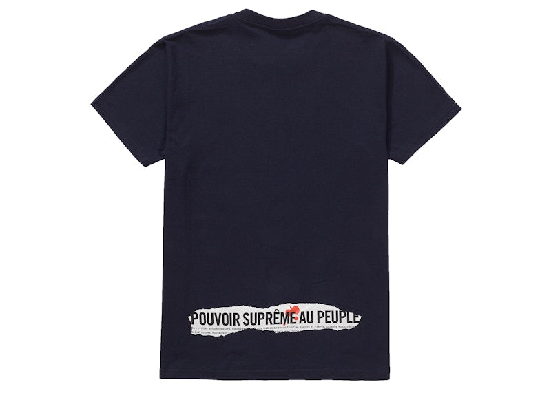 Supreme Headline Tee Navy
