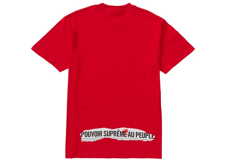 Supreme Headline Tee Red
