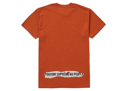 Supreme Headline Tee Rust