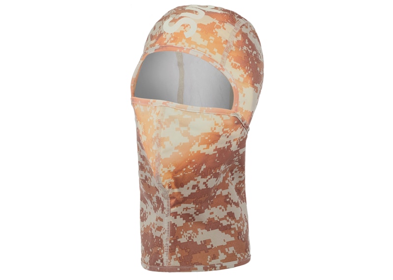 Supreme Heat Reactive Digi Camo Balaclava Brown