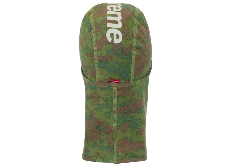 Supreme Heat Reactive Digi Camo Balaclava Green
