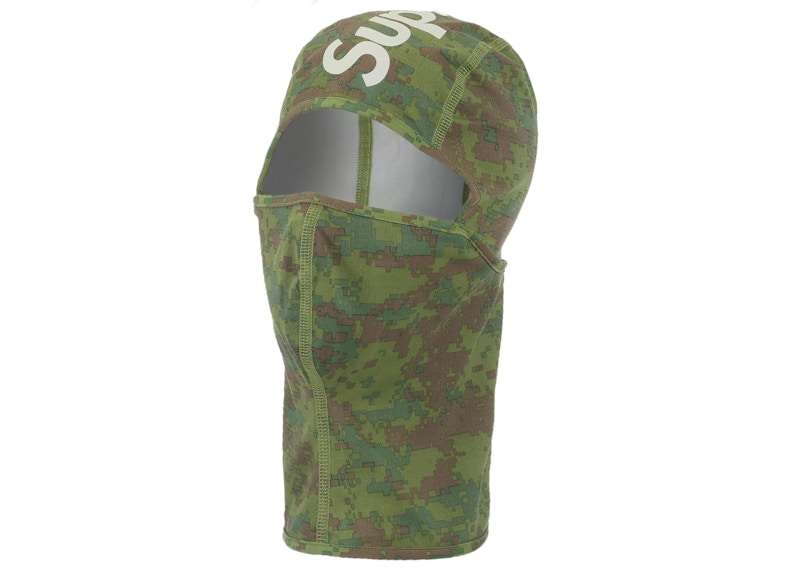 Supreme Heat Reactive Digi Camo Balaclava Green