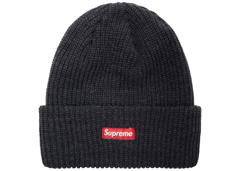 Supreme Heather Loose Gauge Beanie Heather Navy