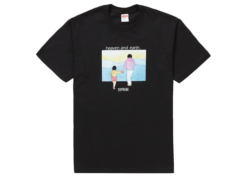 Supreme Heaven And Earth Tee Black