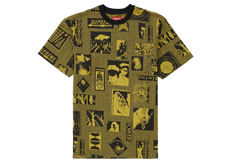 Supreme Heaven Jacquard S/S Top Yellow