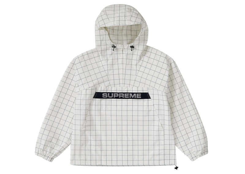 Supreme Heavy Nylon Anorak Windowpane