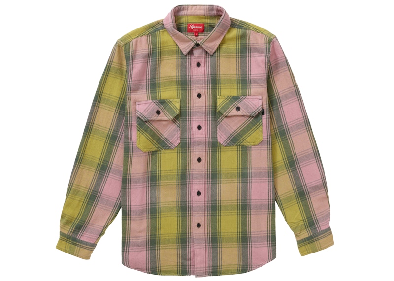 Supreme Heavyweight Flannel Shirt Green