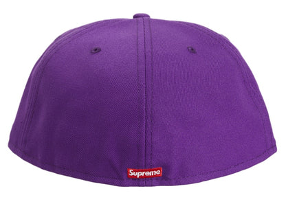 Supreme Hebrew New Era 59Fifty Fitted Cap Purple