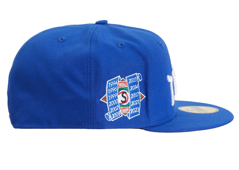 Supreme Hebrew New Era 59Fifty Fitted Cap Royal