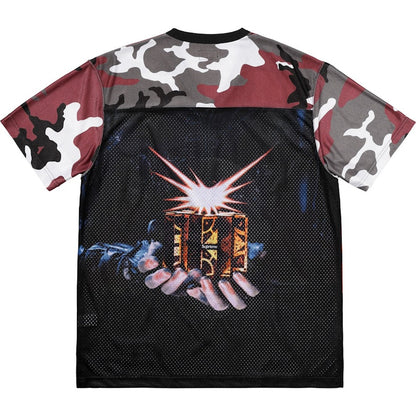 Supreme Hellraiser Football Jersey Red Camo