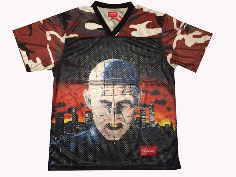 Supreme Hellraiser Football Jersey Red Camo