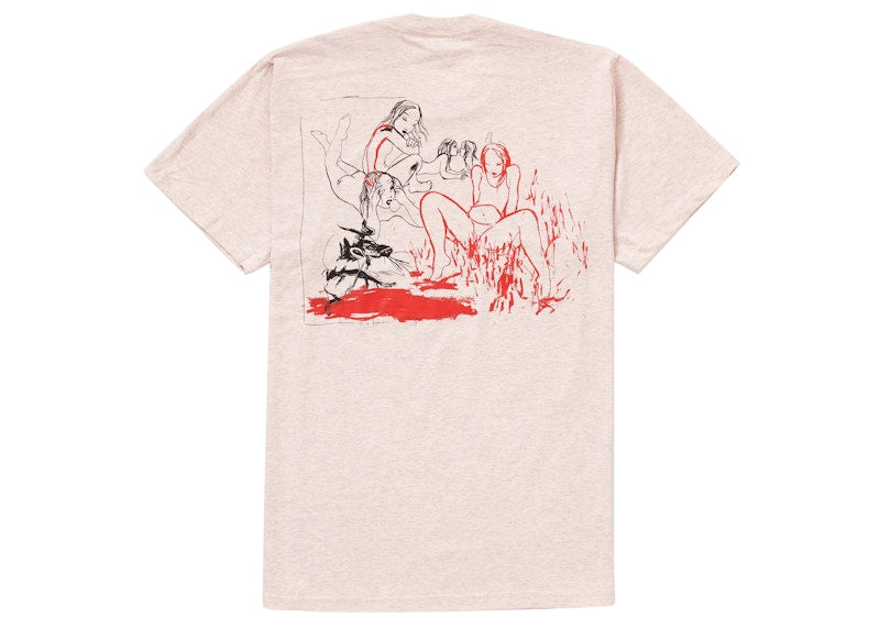 Supreme Heroines Tee Heather Light Pink