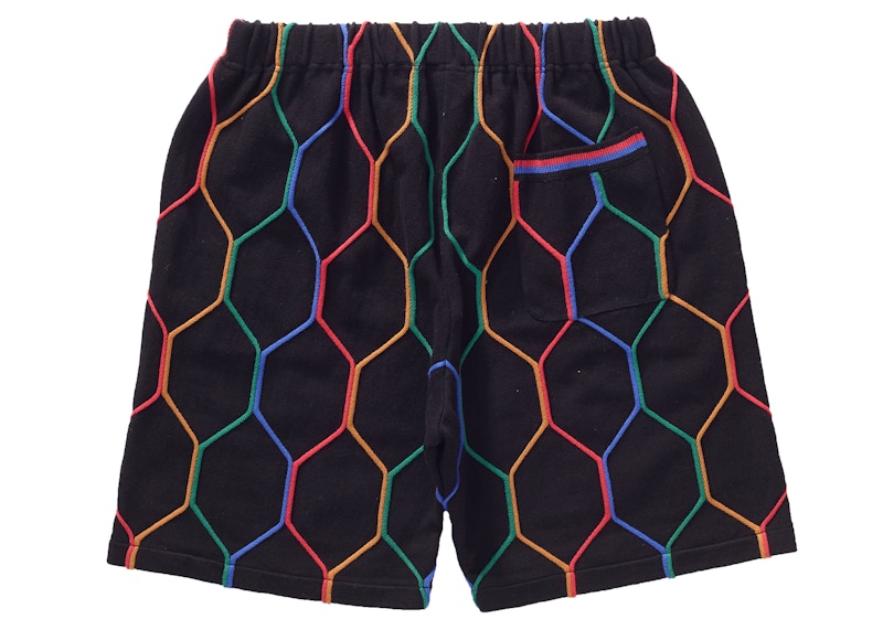 Supreme Hex Knit Short Black