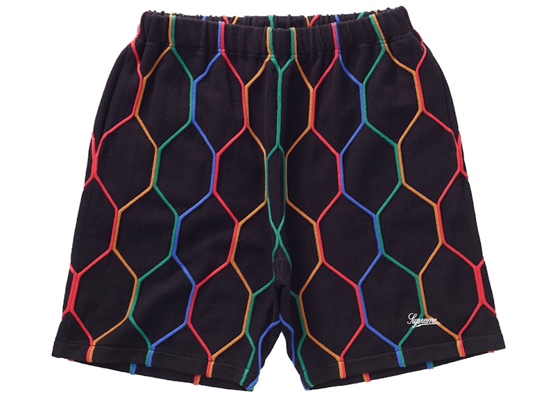 Supreme Hex Knit Short Black