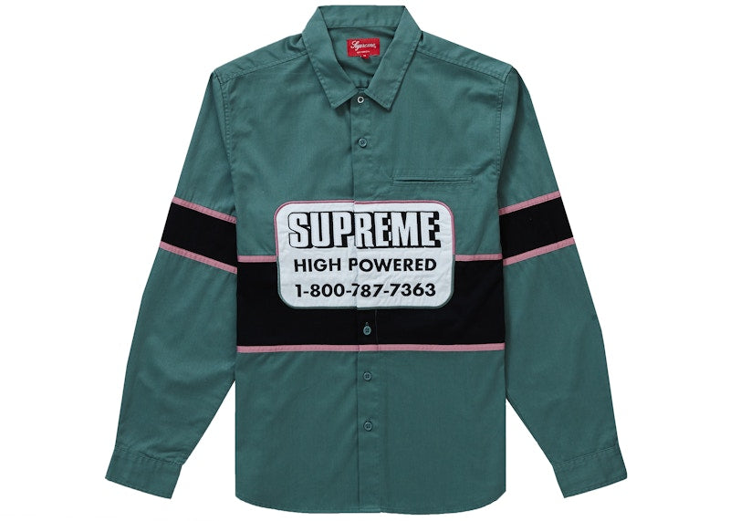 Supreme High Powered Work Shirt Light Green