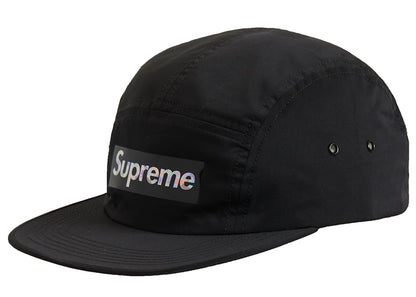 Supreme Holographic Logo Camp Cap Black