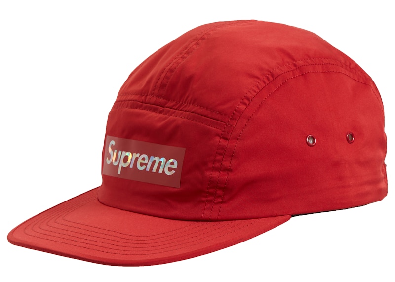 Supreme Holographic Logo Camp Cap Red