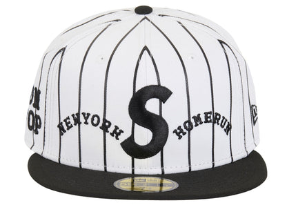 Supreme Homerun S Logo New Era 59Fifty Hat White