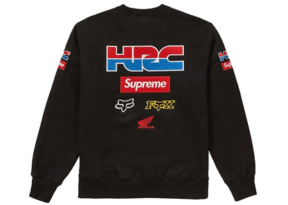 Supreme Honda Fox Racing Crewneck Black
