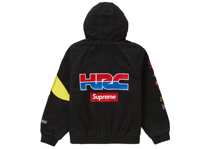 Supreme Honda Fox Racing Puffy Zip Up Jacket Black