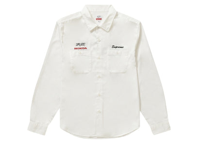 Supreme Honda Fox Racing Work Shirt OffWhite