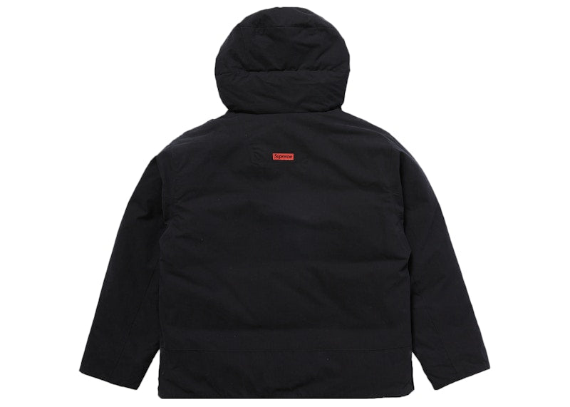Supreme Hooded Down Pullover Black