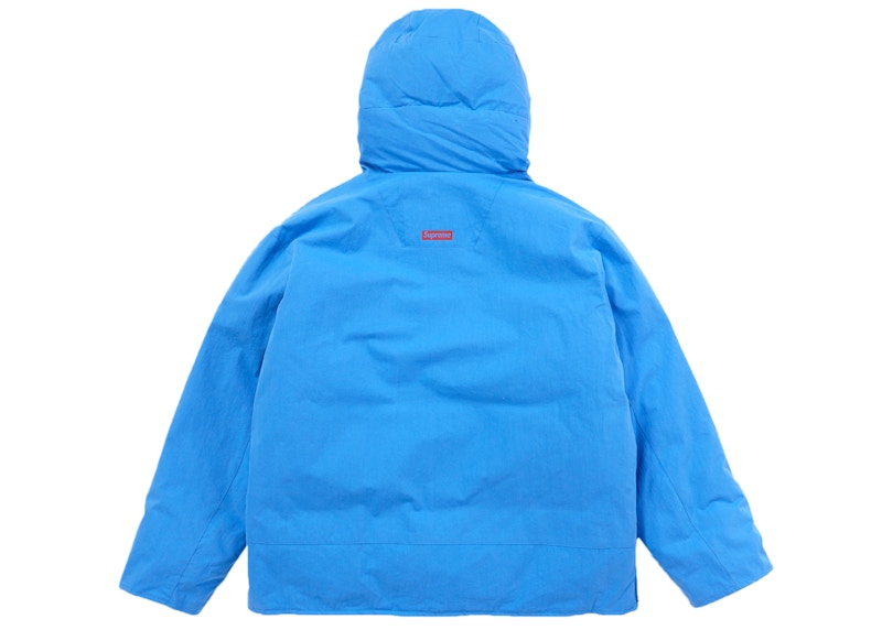 Supreme Hooded Down Pullover Bright Blue