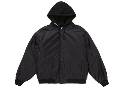 Supreme Hooded Stadium Jacket Black